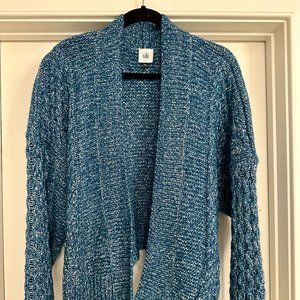 Cabi #4095 Astral Cardigan Blue Knit Cardigan
